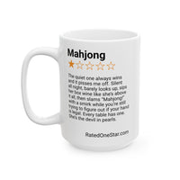 MAHJONG - QUIET ONE - WHITE MUG