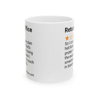 RETURN TO OFFICE - PROTEIN FARTS - WHITE MUG