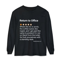 RETURN TO OFFICE - REGRET