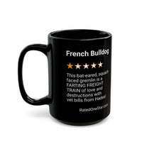 DOGS - FRENCH BULLDOG - BLACK MUG