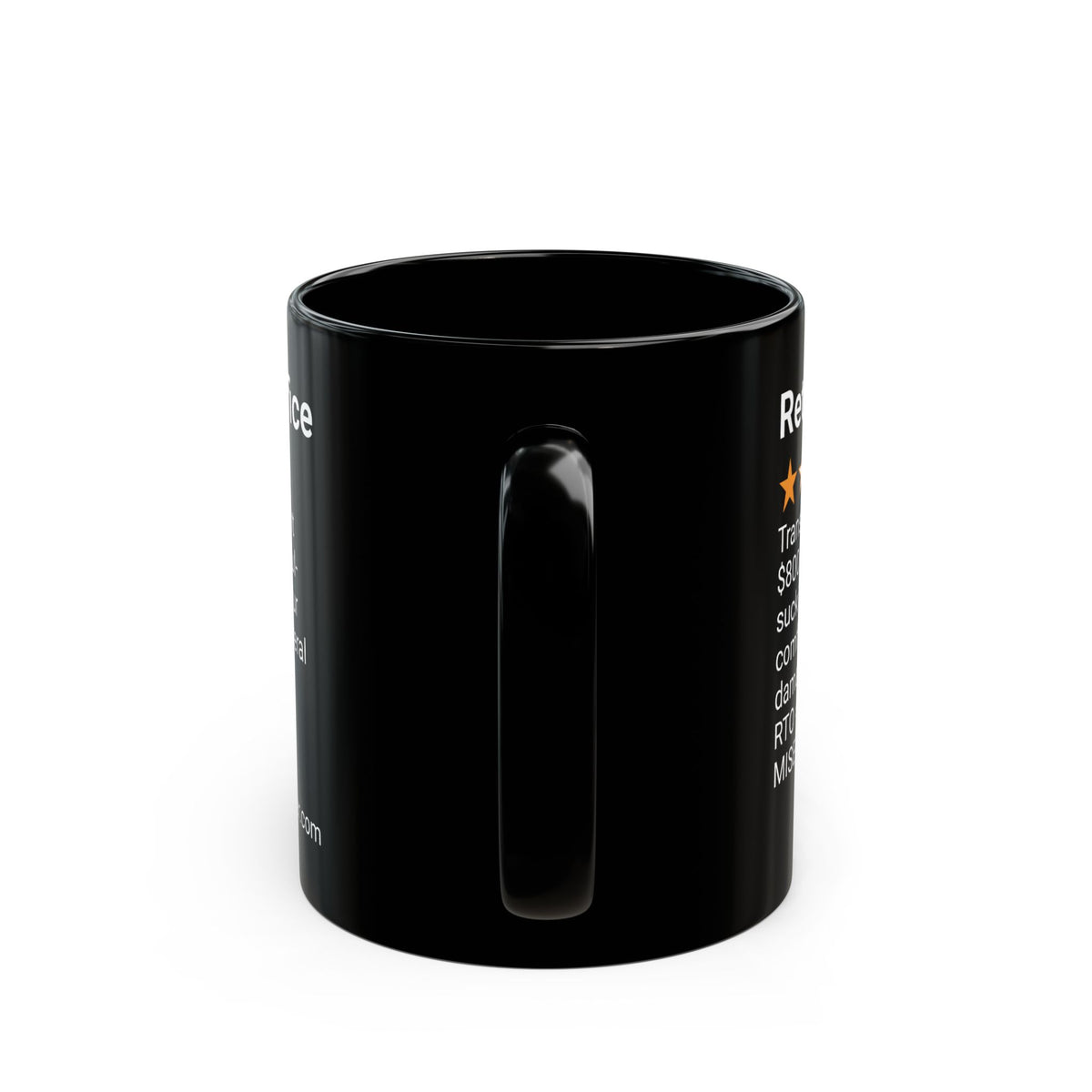RETURN TO OFFICE - SOUL SUCKING - BLACK MUG