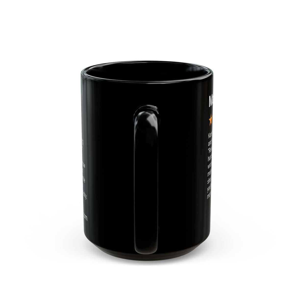 MAHJONG - READ THE CARD - BLACK MUG