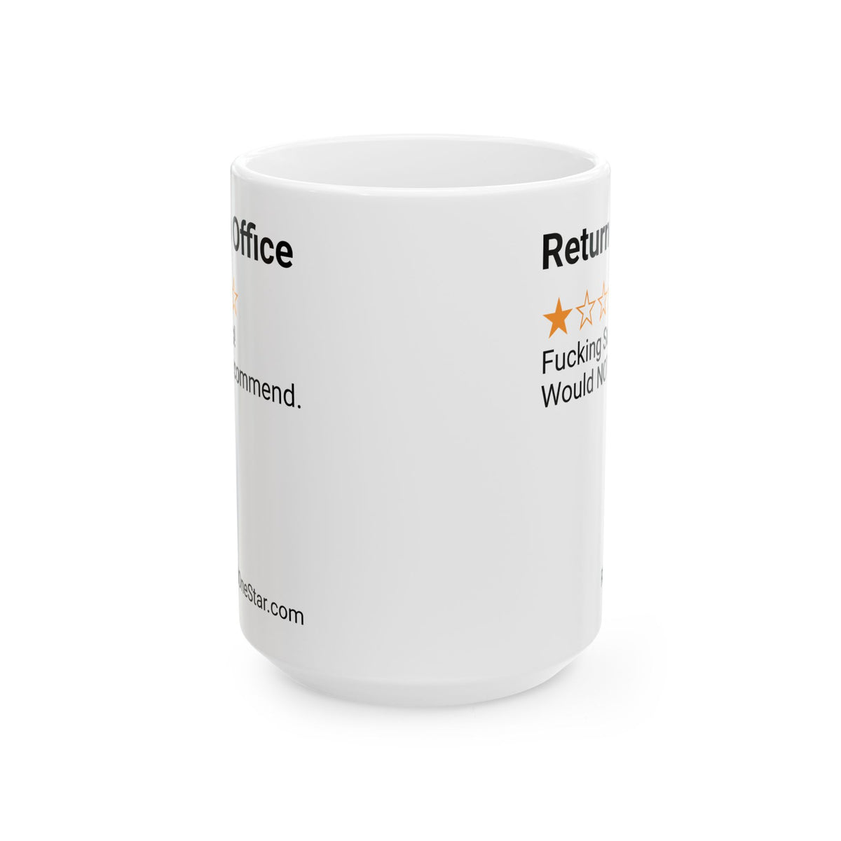 RETURN TO OFFICE - WHITE MUG