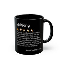 MAHJONG - PLASTIC SHIT MADE IN CHINA - BLACK MUG