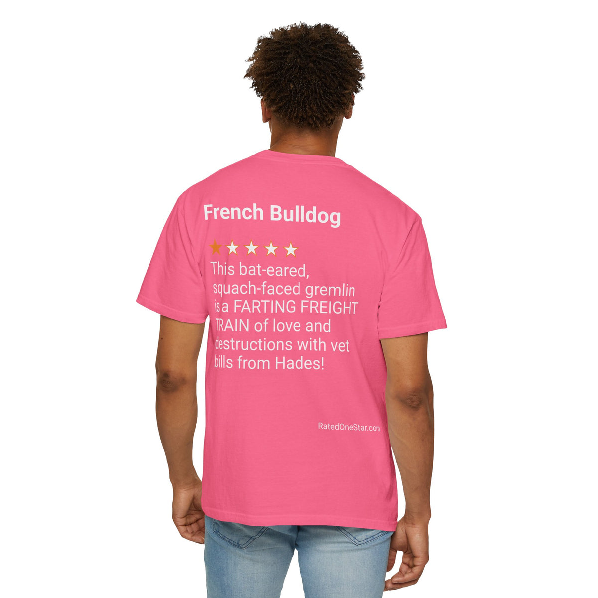 DOGS - FRENCH BULLDOG - BACK PRINT