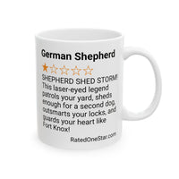 DOGS - GERMAN SHEPHERD  - WHITE MUG