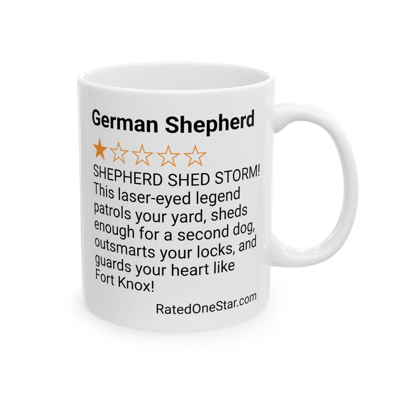 DOGS - GERMAN SHEPHERD  - WHITE MUG