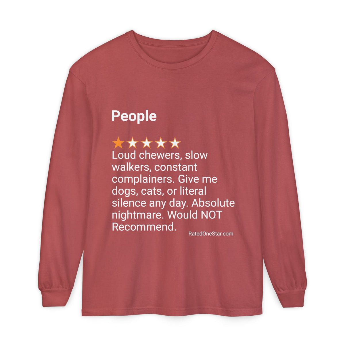 PEOPLE - LOUD CHEWERS - FRONT PRINT