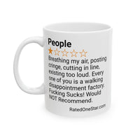 PEOPLE - POSTING CRINGE - WHITE MUG