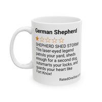 DOGS - GERMAN SHEPHERD  - WHITE MUG