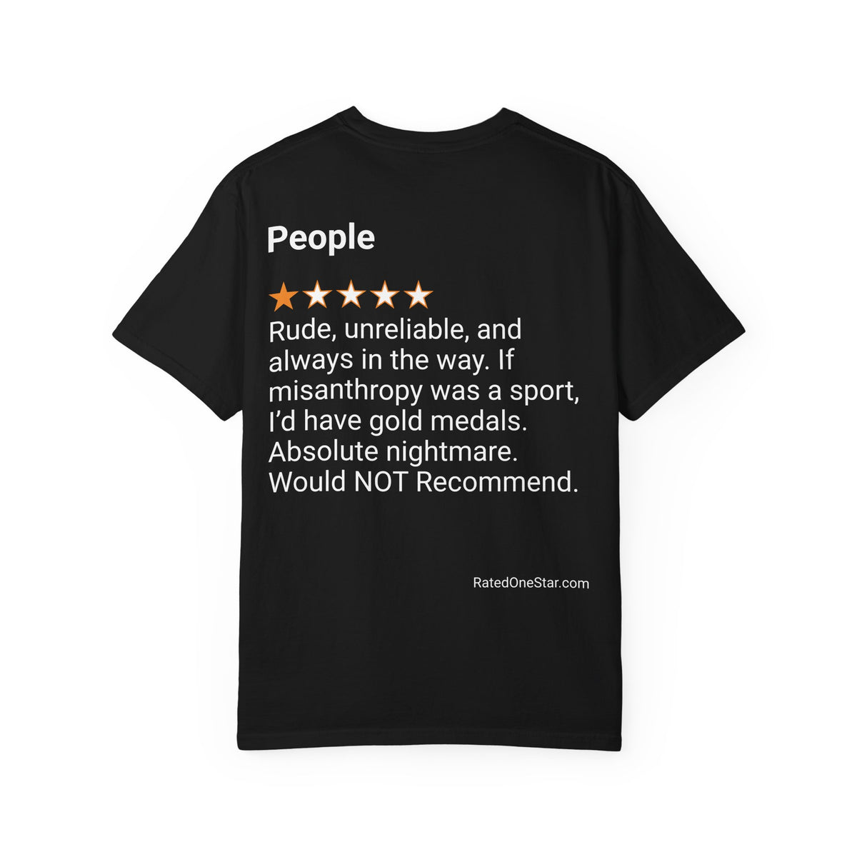 PEOPLE - RUDE - BACK PRINT