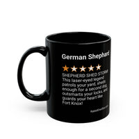 DOGS - GERMAN SHEPHERD - BLACK MUG