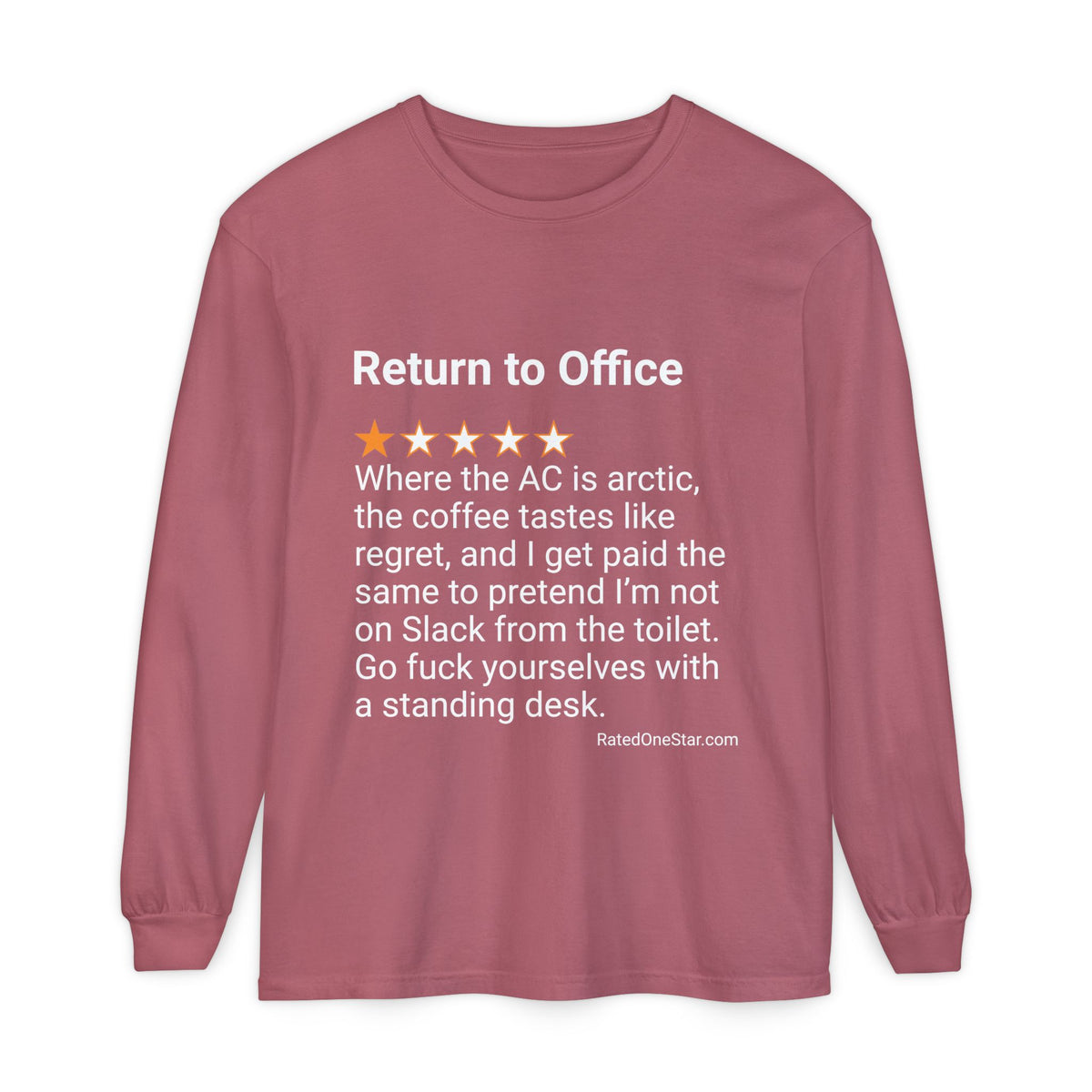 RETURN TO OFFICE - REGRET