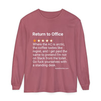RETURN TO OFFICE - REGRET