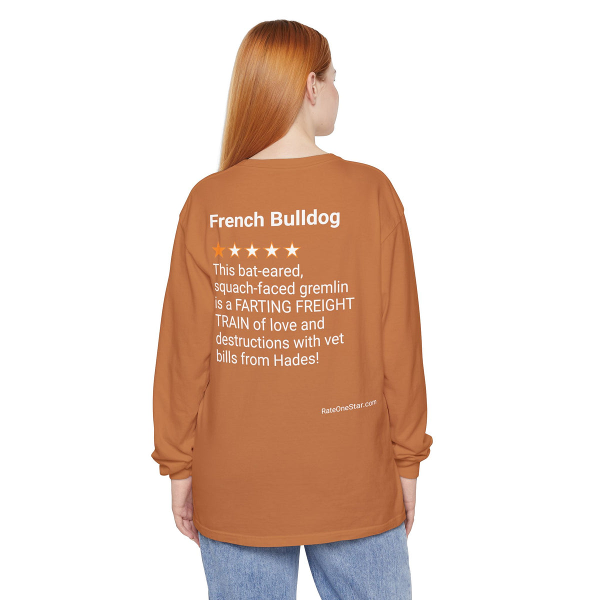 DOGS - FRENCH BULLDOG - BACK PRINT