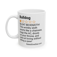 DOGS - BULLDOG - WHITE MUG