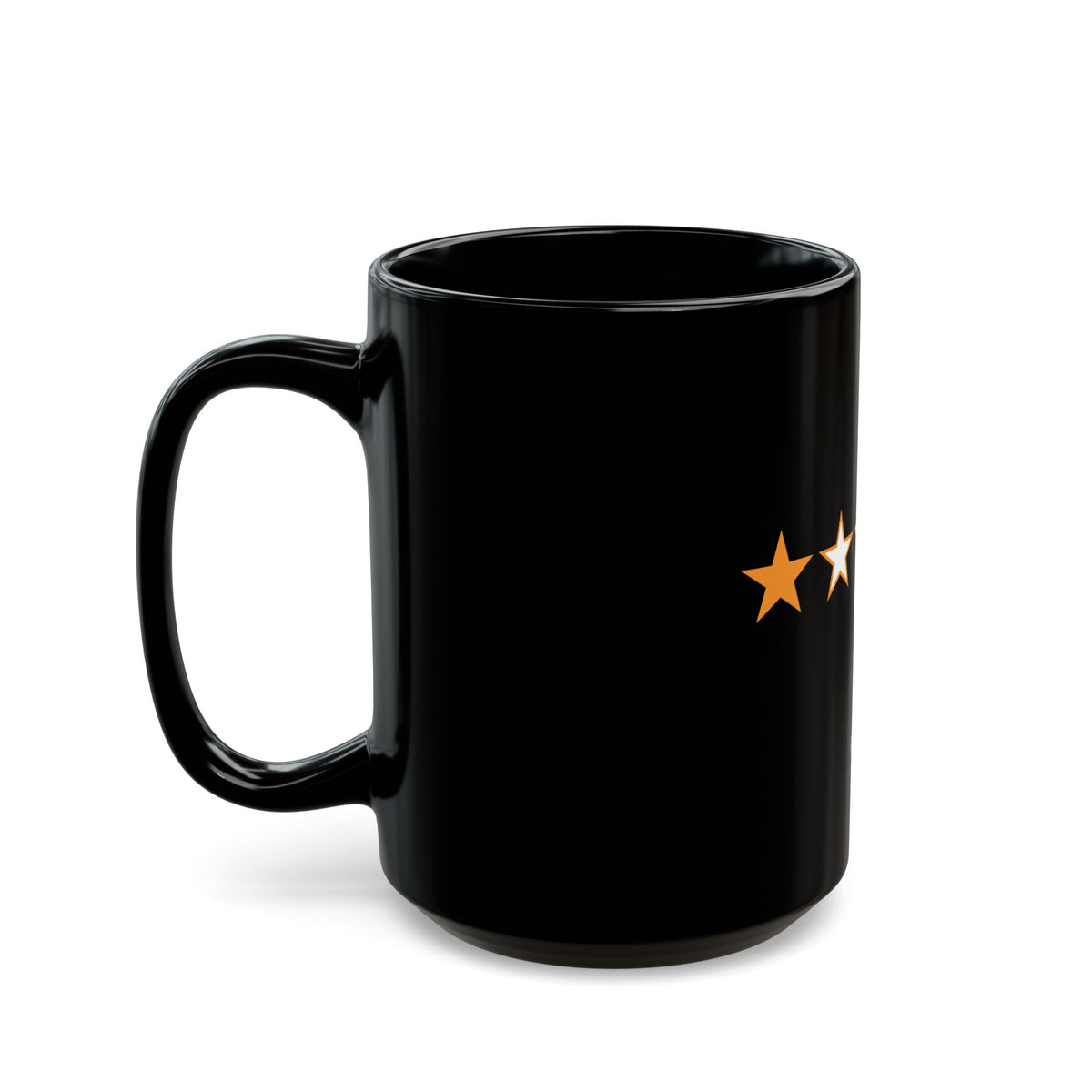 RATED ONE STAR - MUG BLACK