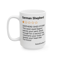 DOGS - GERMAN SHEPHERD  - WHITE MUG