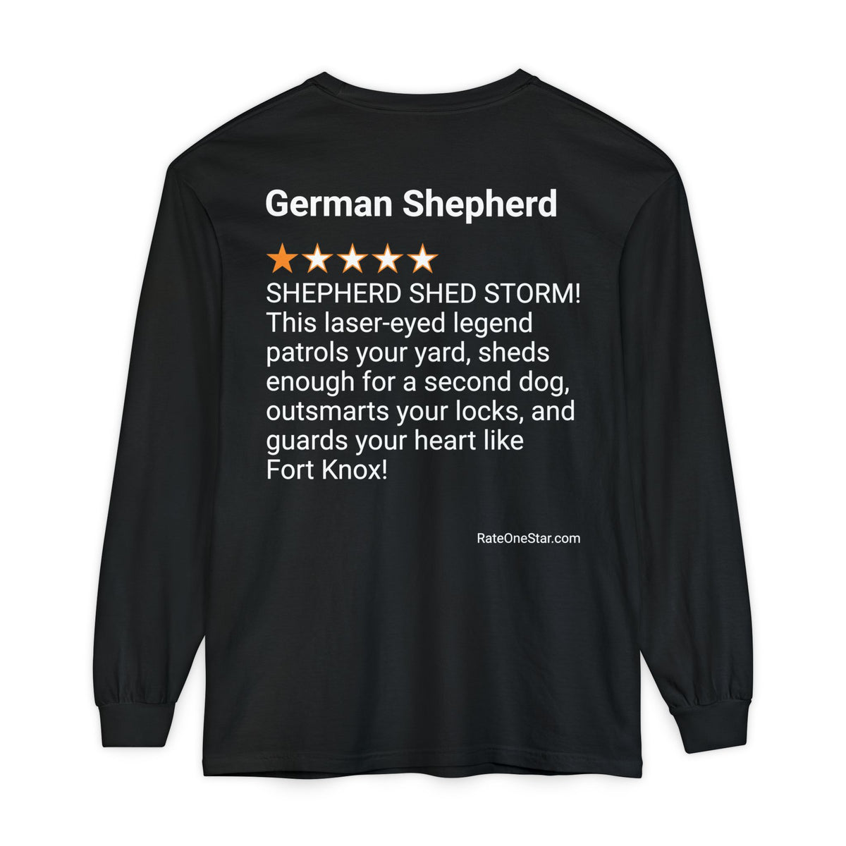 DOGS - GERMAN SHEPHERD - BACK PRINT