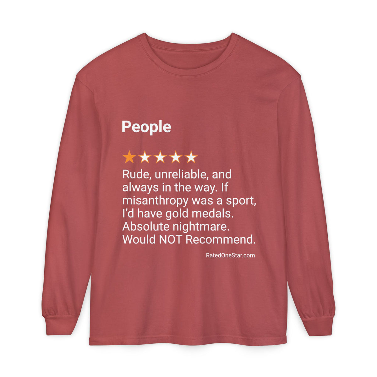 PEOPLE - RUDE - FRONT PRINT