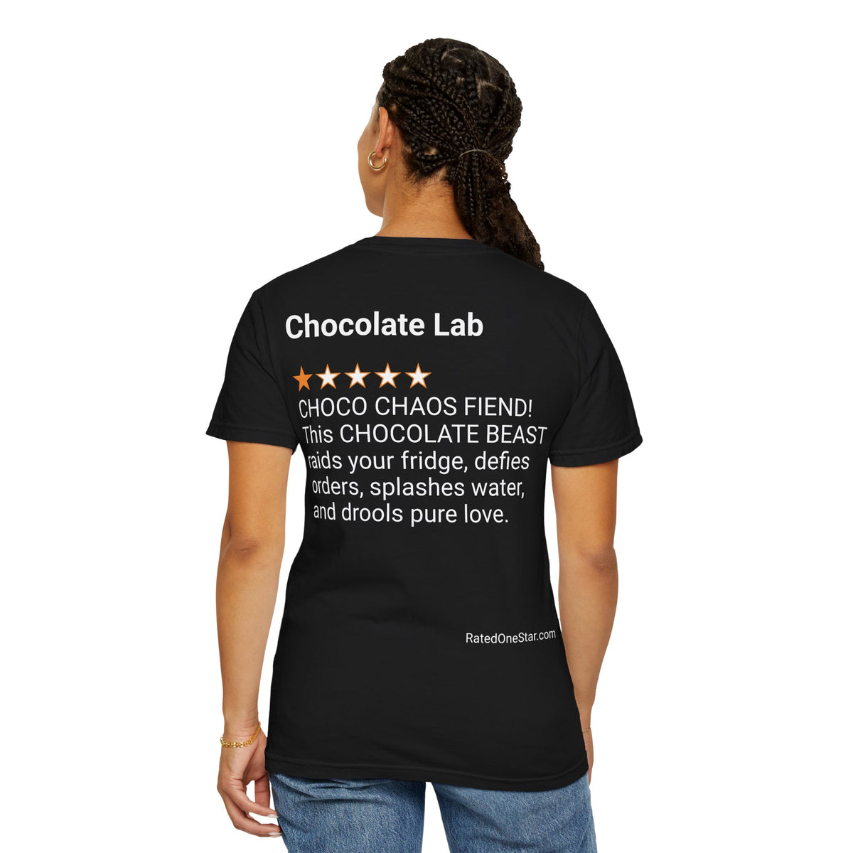 DOGS - CHOCOLATE LAB - BACK PRINT