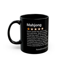 MAHJONG - READ THE CARD - BLACK MUG