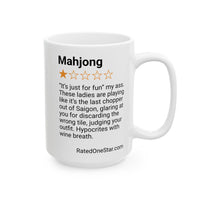 MAHJONG - JUST FOR FUN - WHITE MUG