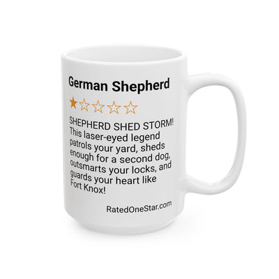 DOGS - GERMAN SHEPHERD  - WHITE MUG