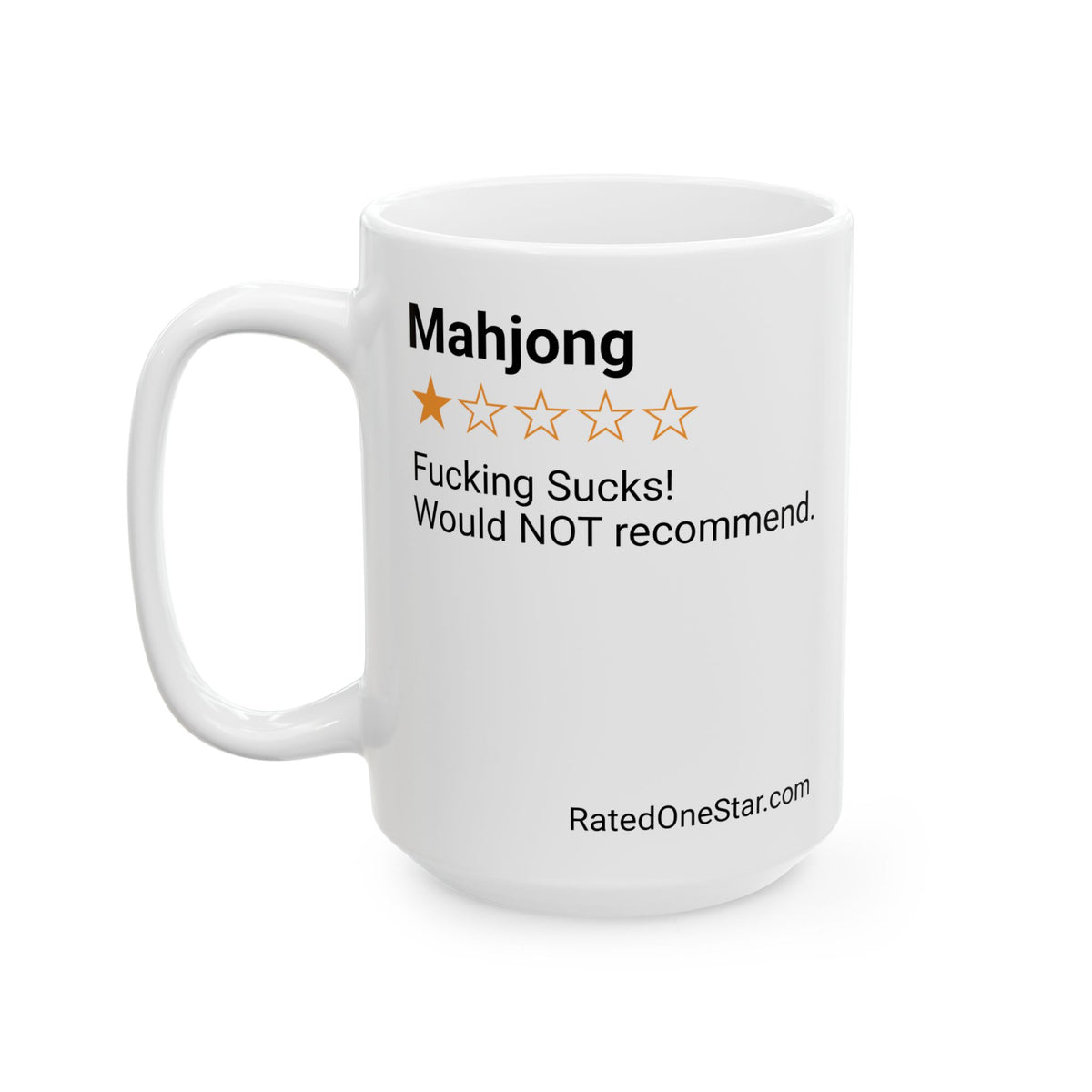 MAHJONG - WHITE MUG