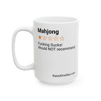 MAHJONG - WHITE MUG