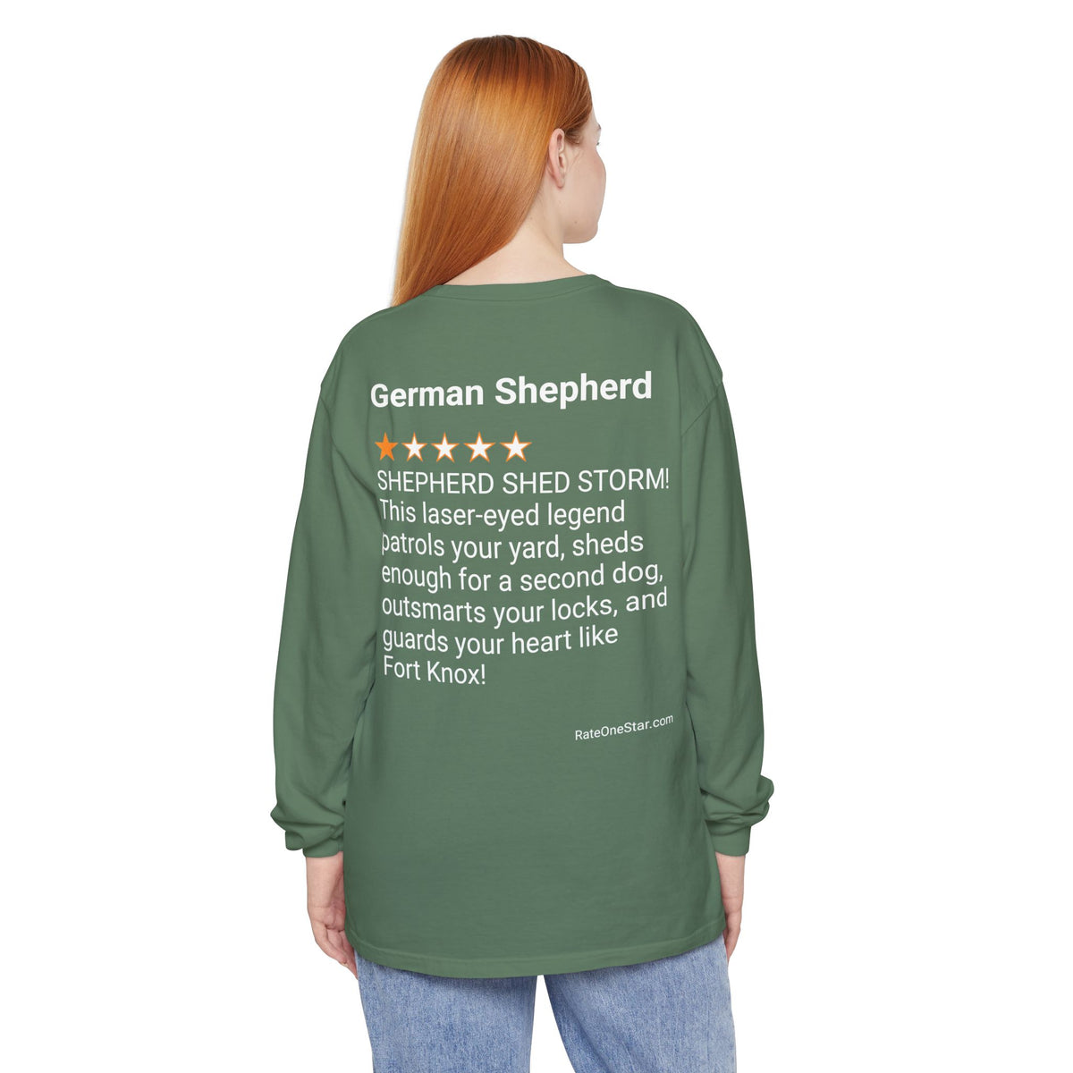 DOGS - GERMAN SHEPHERD - BACK PRINT