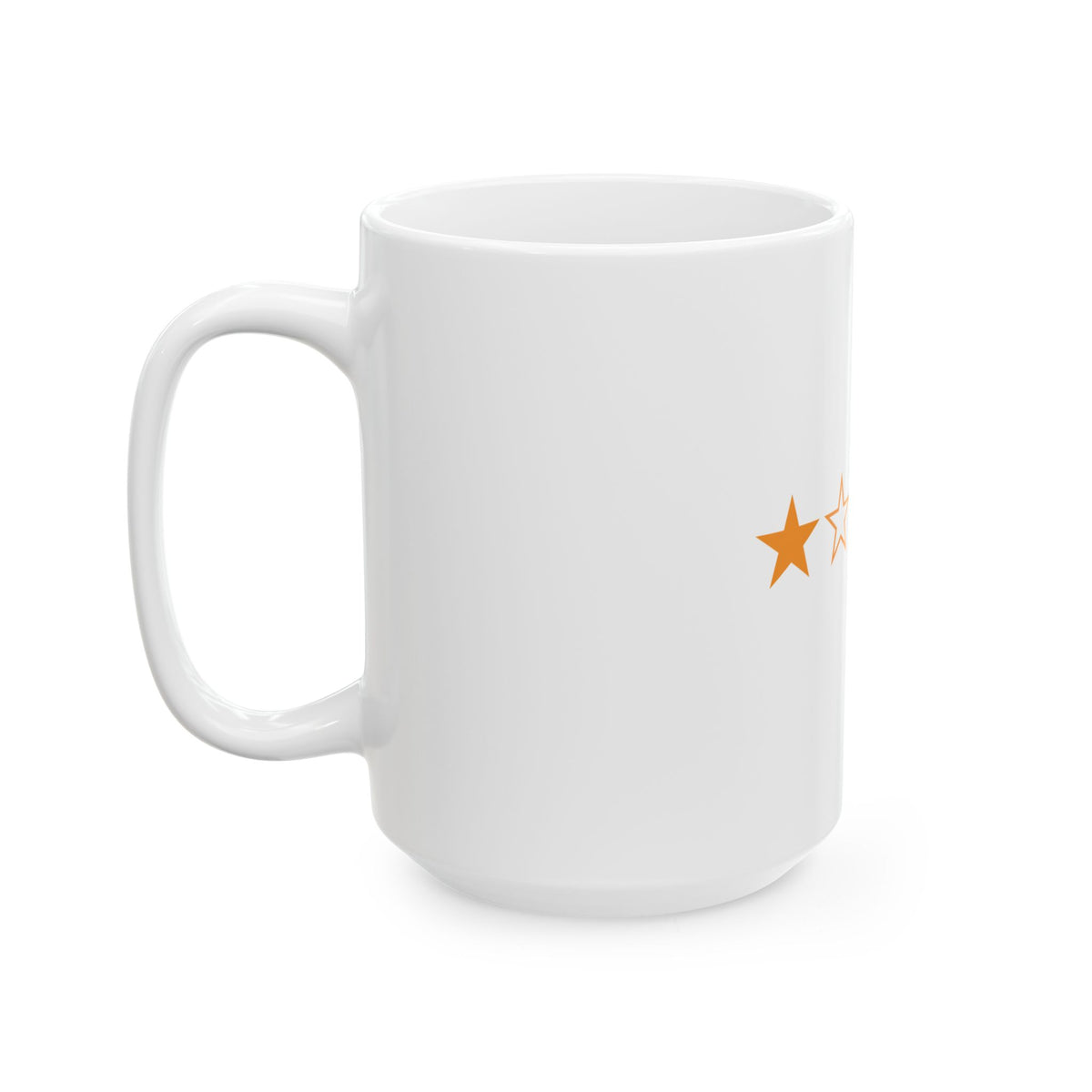 RATED ONE STAR - MUG WHITE