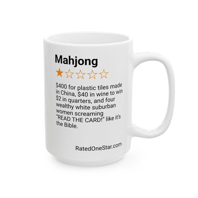 MAHJONG - BIBLE - WHITE MUG