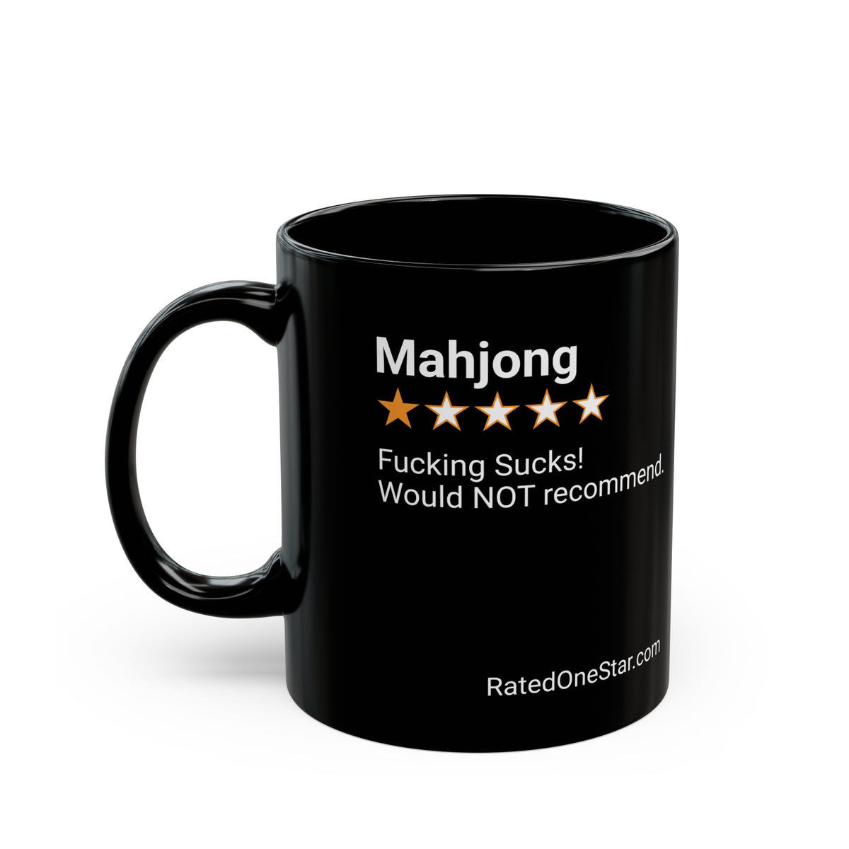 MAHJONG  - BLACK MUG