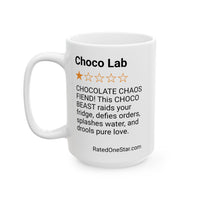 DOGS - CHOCO LAB - WHITE MUG