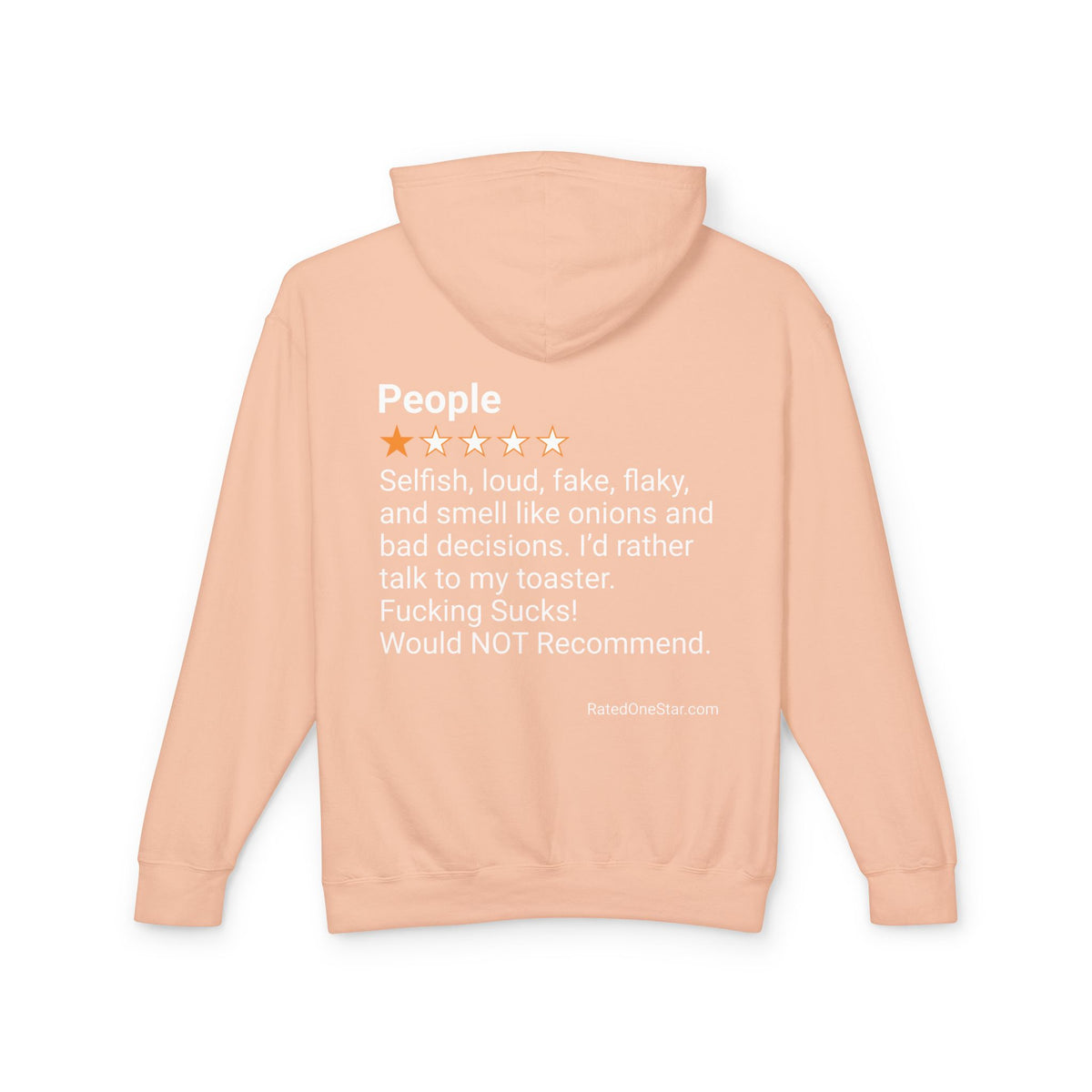PEOPLE - SELFISH - BACK PRINT