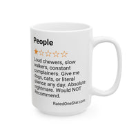 PEOPLE - LOUD CHEWERS - WHITE MUG