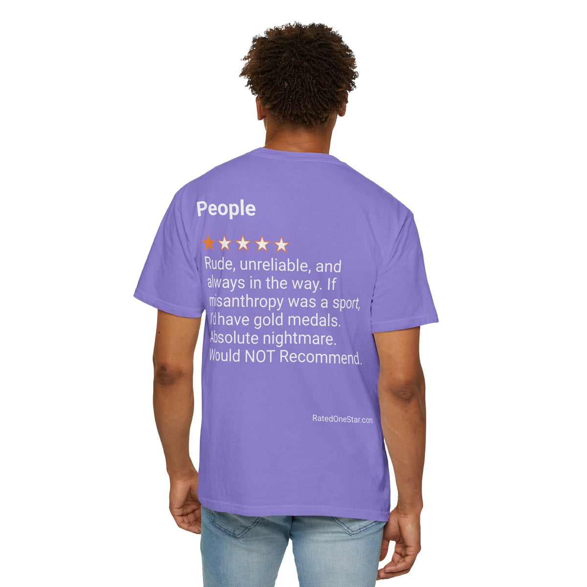 PEOPLE - RUDE - BACK PRINT