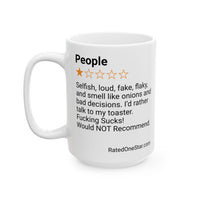 PEOPLE - SELFISH - WHITE MUG