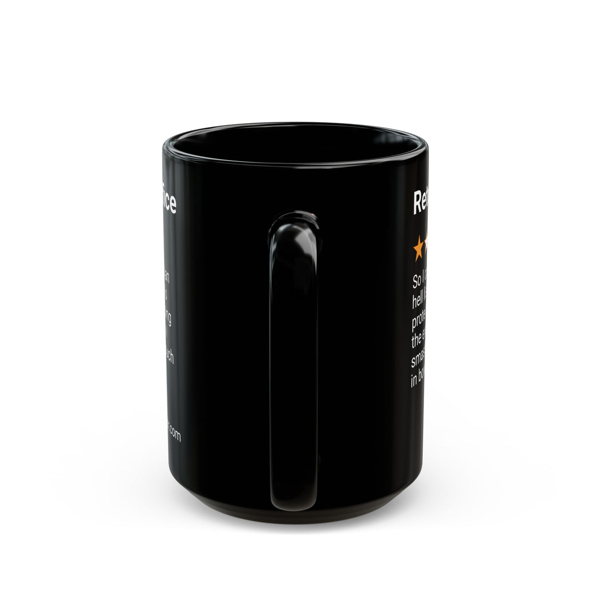 RETURN TO OFFICE - PROTEIN FARTS - BLACK MUG
