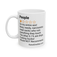 PEOPLE - MEAT SACKS - WHITE MUG