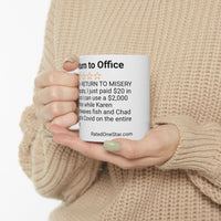 RETURN TO OFFICE - MICROWAVE FISH - WHITE MUG