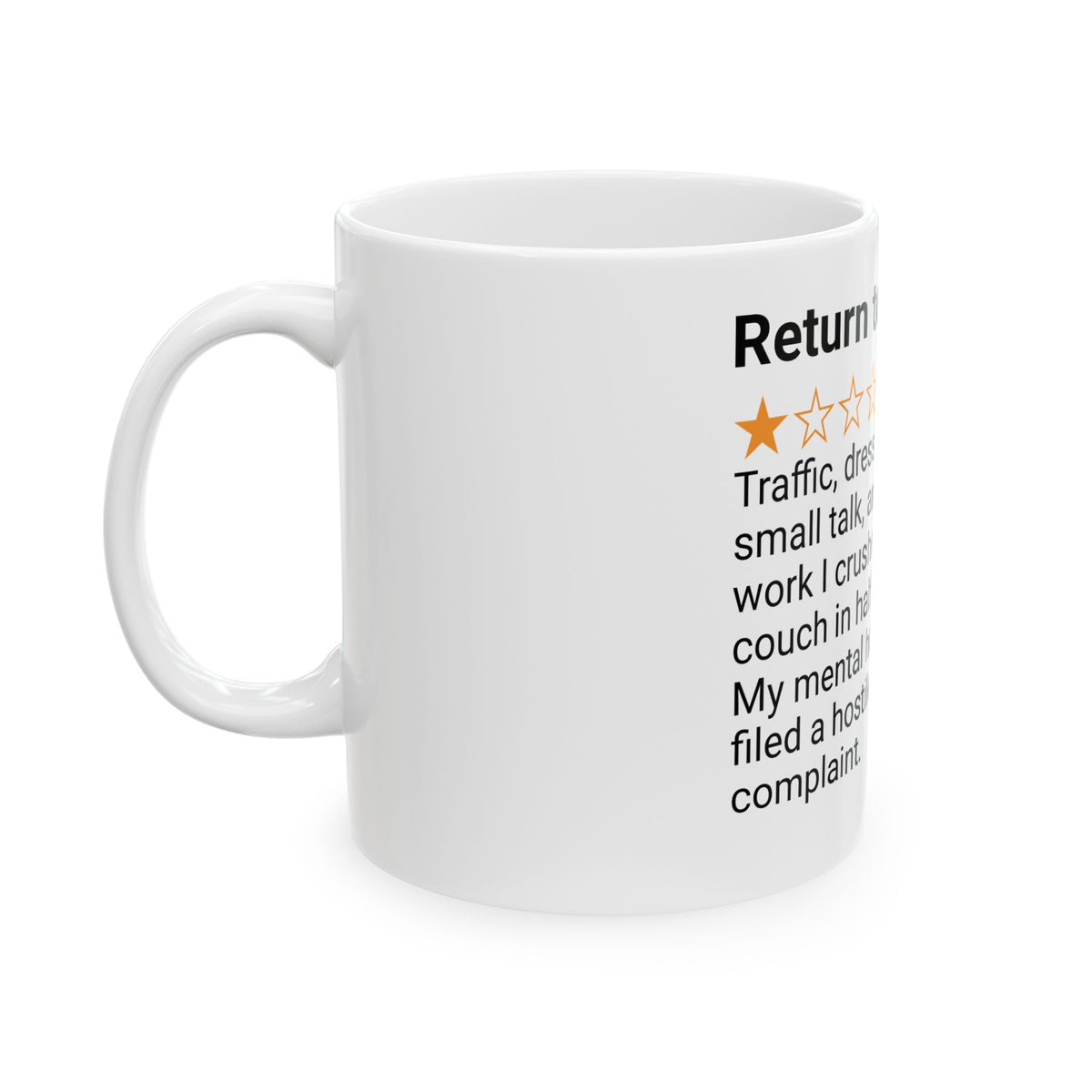 RETURN TO OFFICE - TRAFFIC