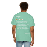 PEOPLE - RUDE - BACK PRINT