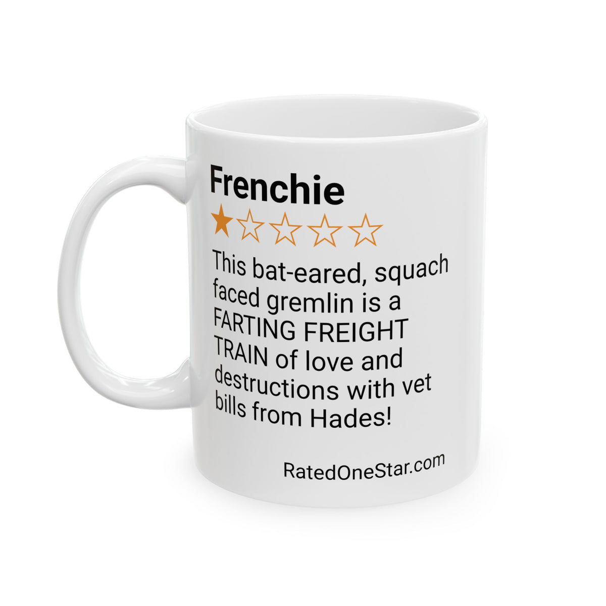 DOGS - FRENCHIE - WHITE MUG