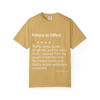 RETURN TO OFFICE - TRAFFIC