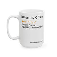 RETURN TO OFFICE - WHITE MUG