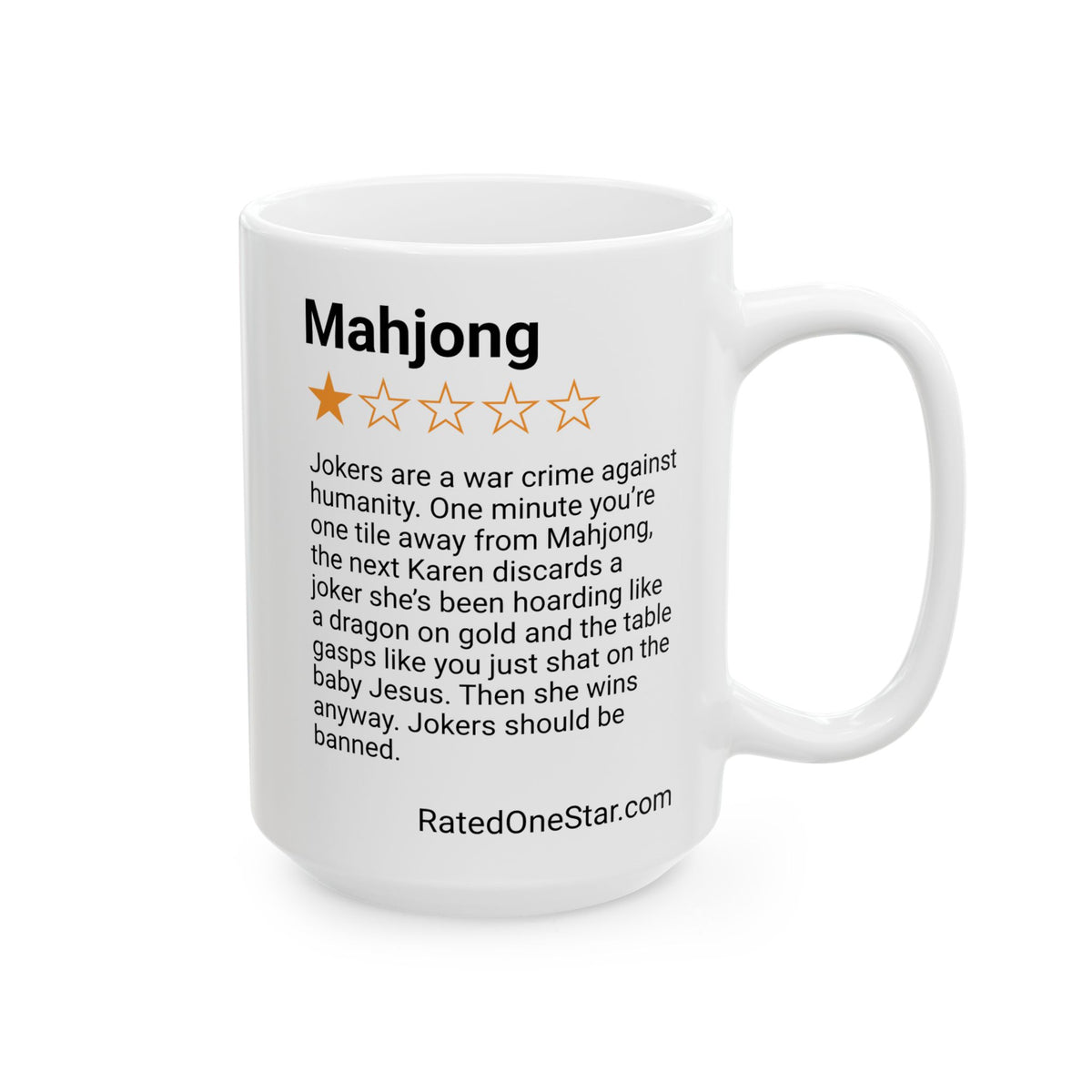MAHJONG - JOKERS - WHITE MUG