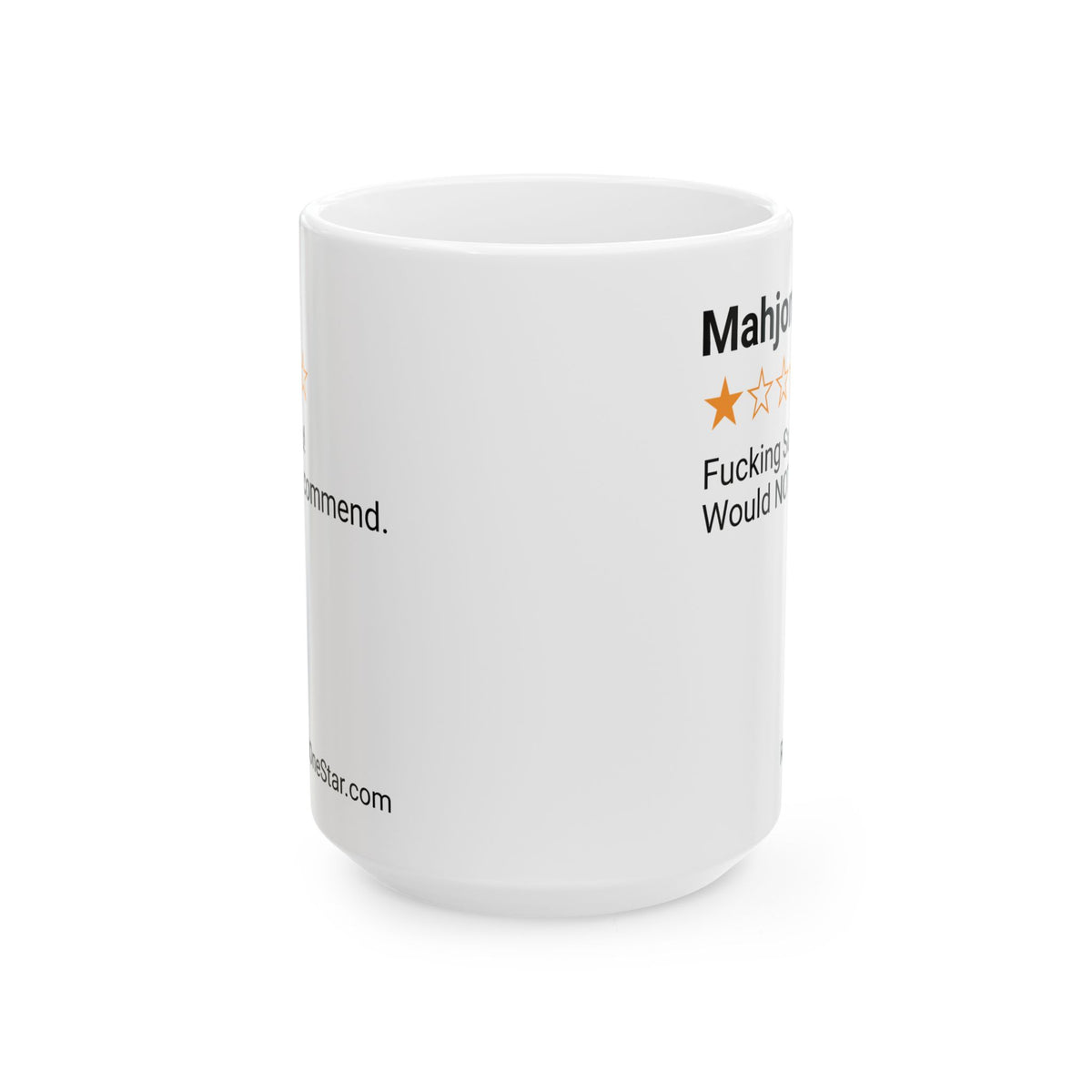 MAHJONG - WHITE MUG