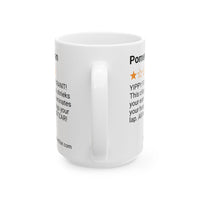 DOGS - POMERANIAN - WHITE MUG